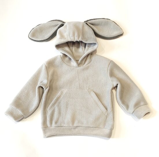 Flīsa hūdijs "Zaķis" (74.-134. izm.)