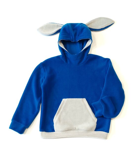 Flīsa hūdijs "Zaķēns" (74.-134. izm.)