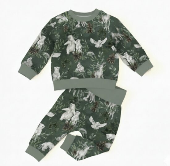 Komplekts "Baltie lāči un pūces" (62.-110. izm.)