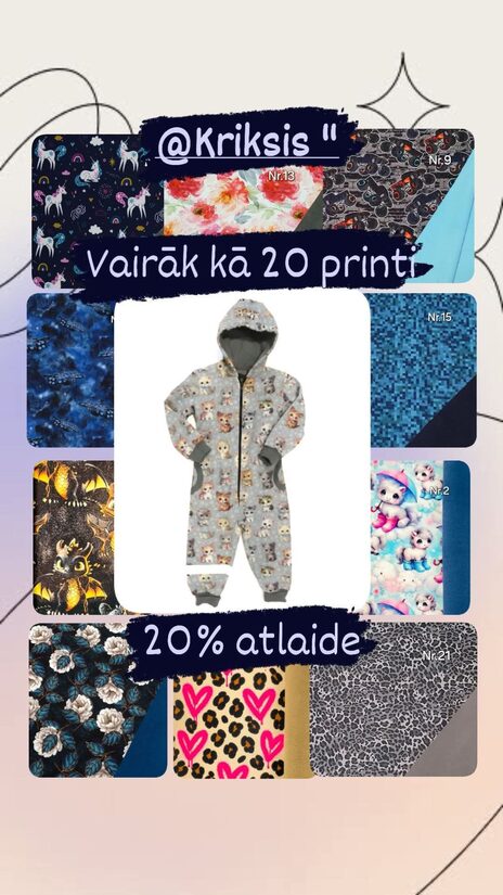 Softshell kombinezons pavasarim (74.-122. izm.)