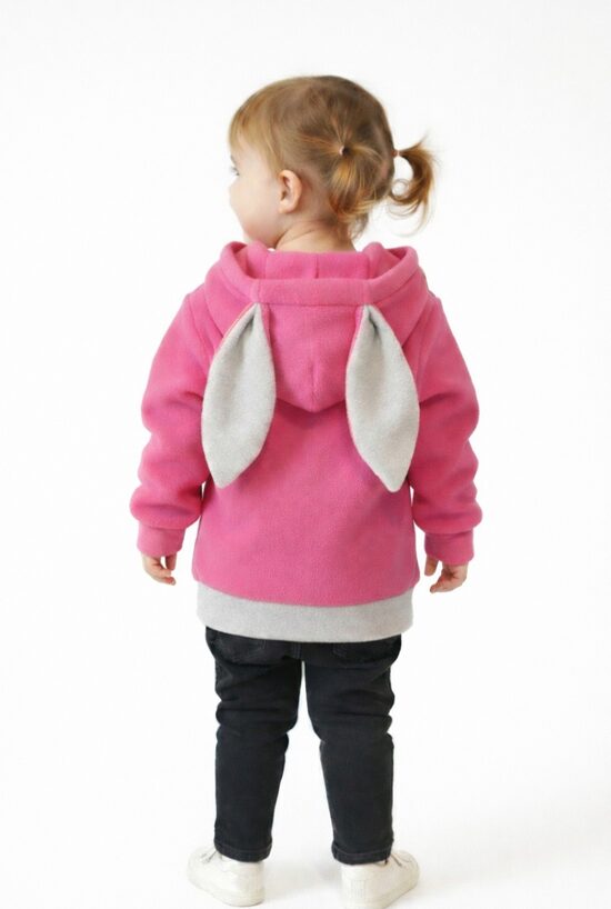 Flīsa hūdijs "Zaķis" (74.-134. izm.)