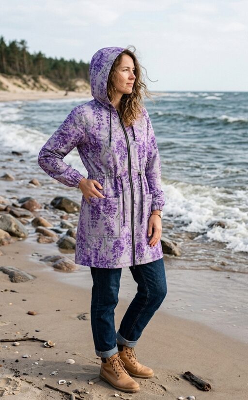 Softshell mētelis "Ziedi" Nr.1 (S.- L. izm.)