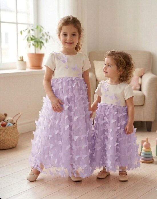 Kleita "Tauriņi" Nr.2. (86.-134. izm.) Piegāde sākot sr 15.04.26.