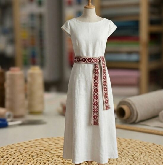 Lina garā kleita "Māra" (XS-XL izm.)