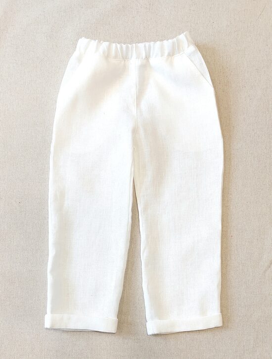 Lina bikses piena baltas (80.- 140. izm.)