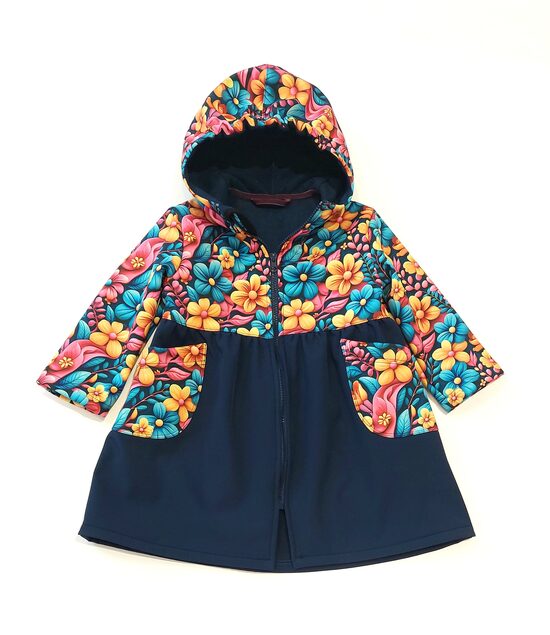 Sotfshell mētelis košie ziedi (98. izm.)