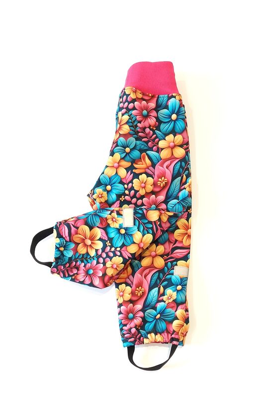 Softshell bikses ar papildus flīsa oderi (86.-134. izm.)