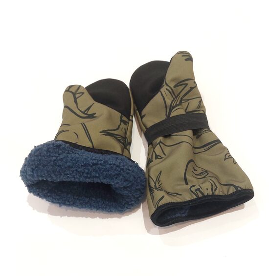 Softshell cimdi ar teddy oderi Nr.5