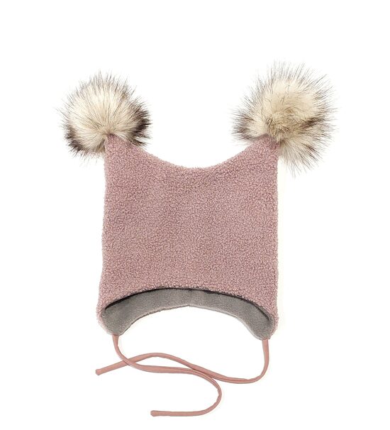 Cepure ar bumbuļiem "Teddy" vecrozā