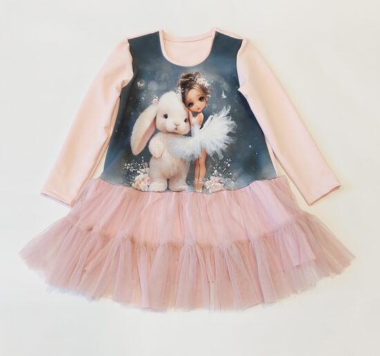 Kleita "Balerīna ar zaķi" (110.-122. izm.)