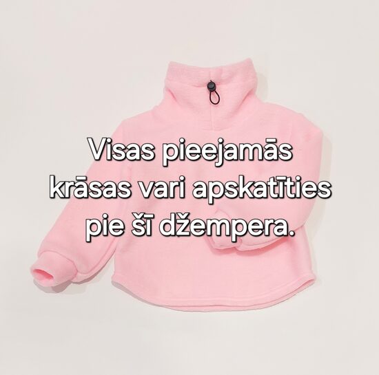 Flīsa džemperis (92.-152. izm.)